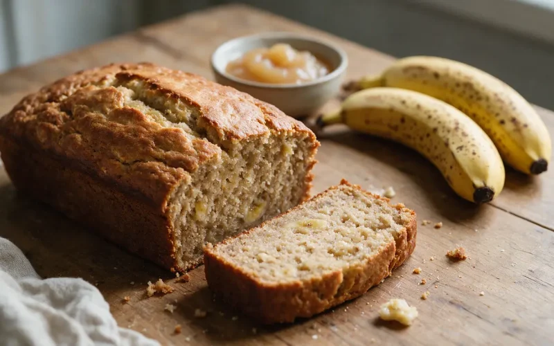 Banana bread healthy : je remplace le beurre et le sucre par deux ingrédients simples pour un résultat encore plus moelleux