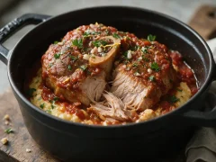 Osso bucco de dinde : je le prépare en cocotte et la viande est fondante à souhait